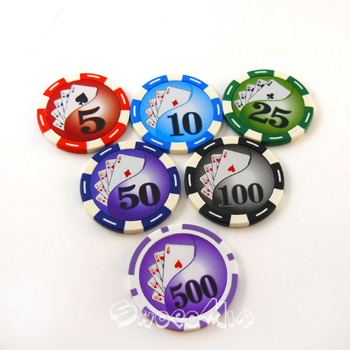 Покерный набор "Royal Flush " 300 фишек в металлическом кейсе